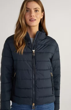 Quilted Jacket in Navy