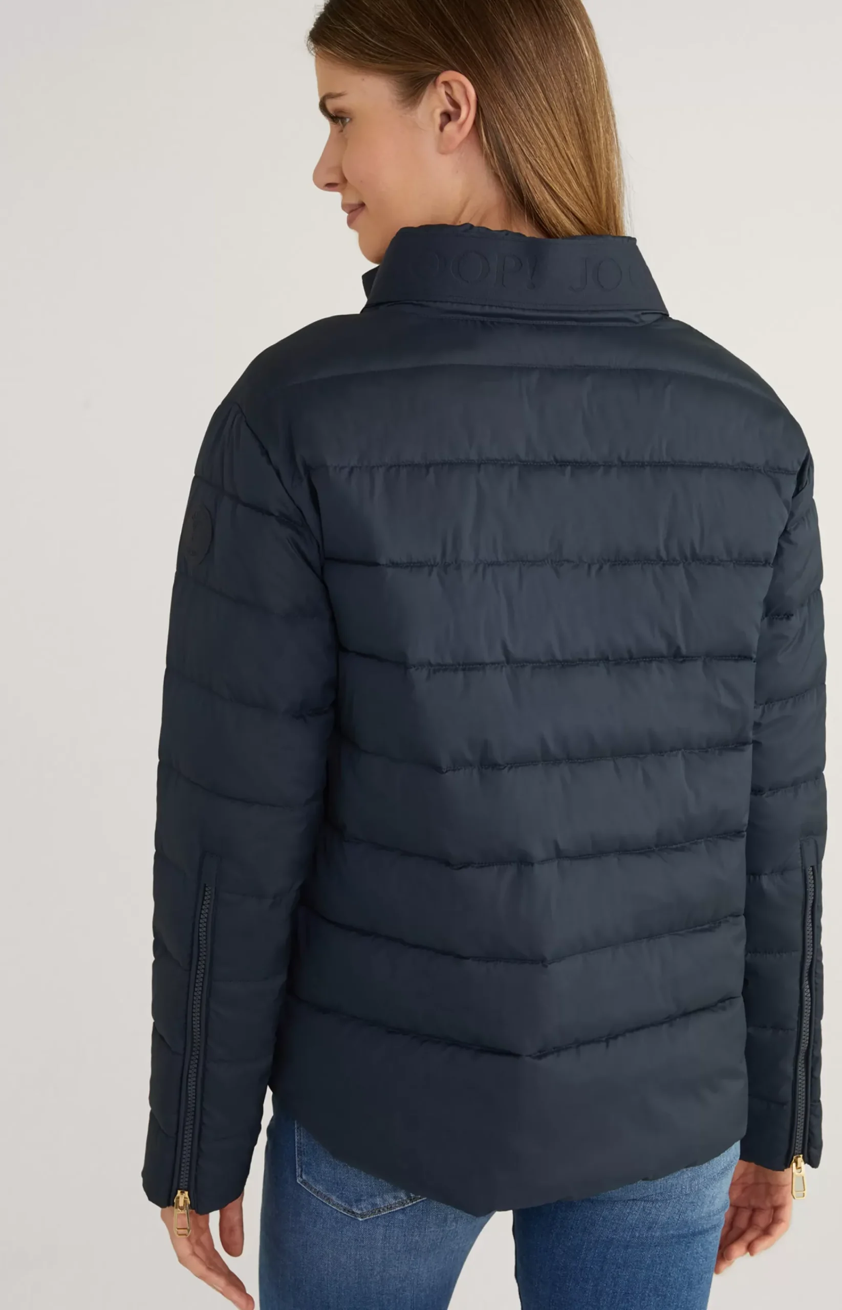 Quilted Jacket in Navy