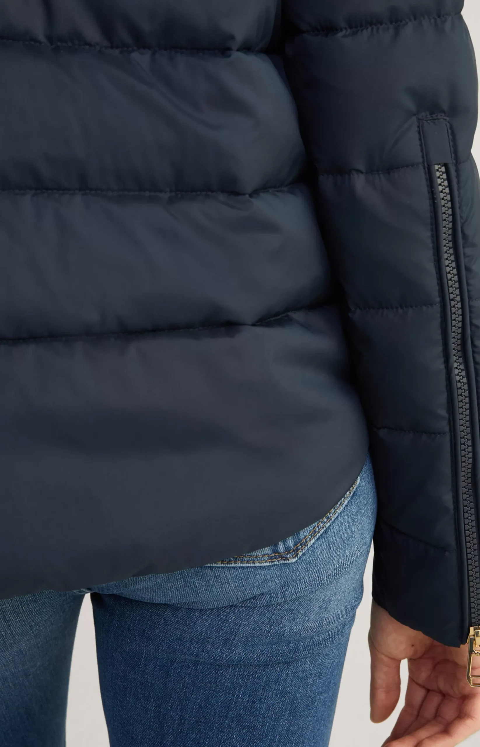 Quilted Jacket in Navy