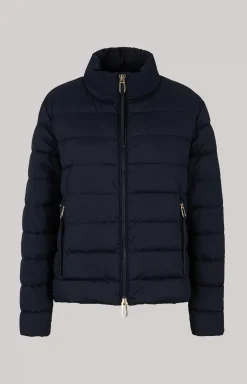 Quilted Jacket in Navy