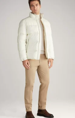 Quilted Jacket in Off-White