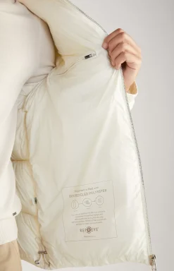 Quilted Jacket in Off-White