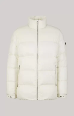 Quilted Jacket in Off-White