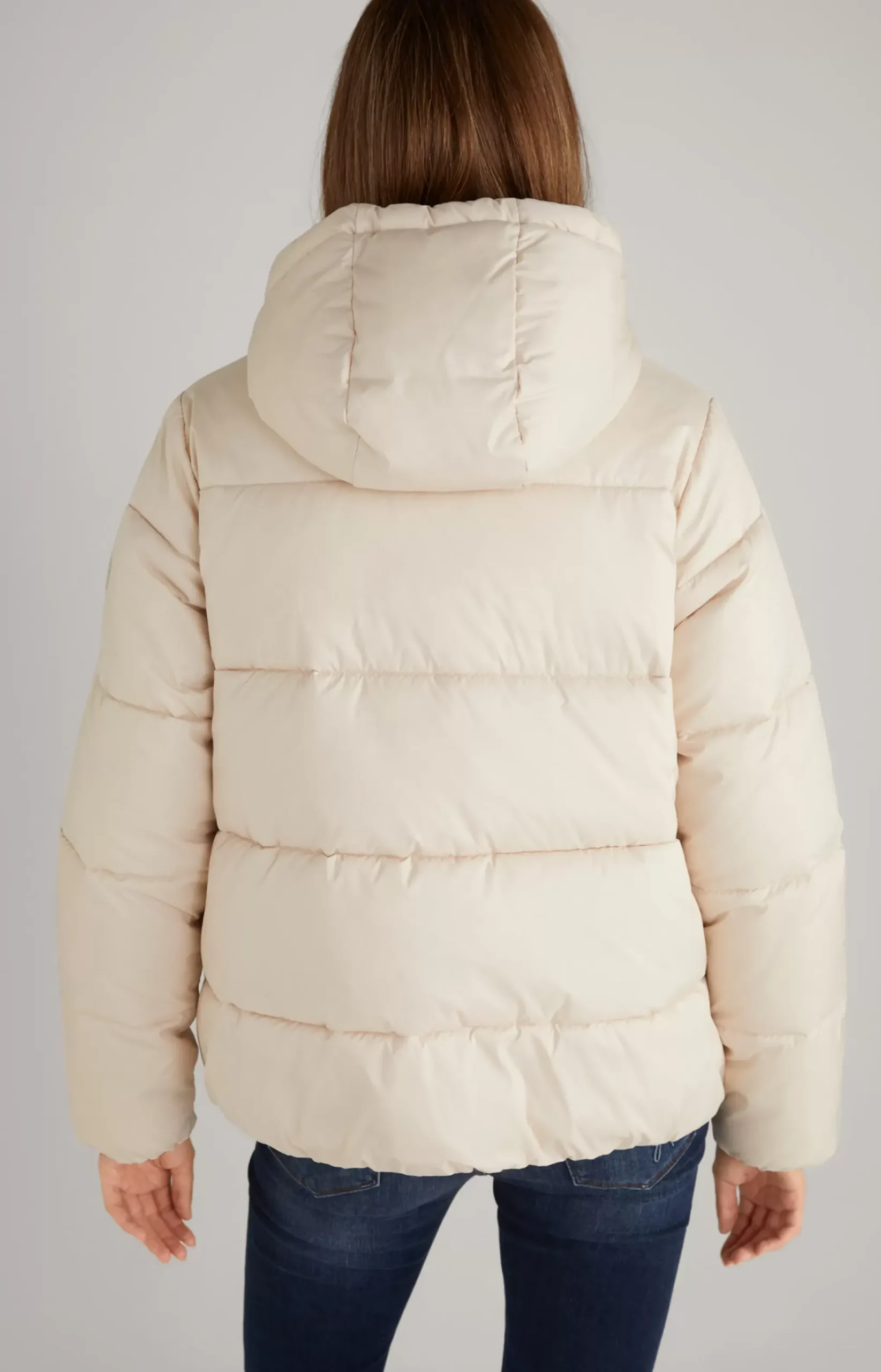 Quilted Jacket in Off-White