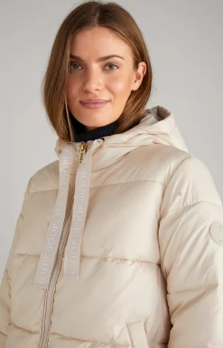 Quilted Jacket in Off-White