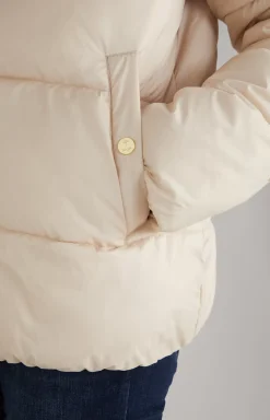 Quilted Jacket in Off-White