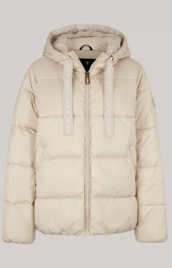 Quilted Jacket in Off-White