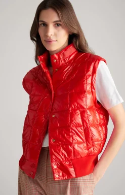 Quilted Jacket in Red