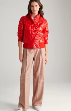 Quilted Jacket in Red