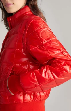 Quilted Jacket in Red