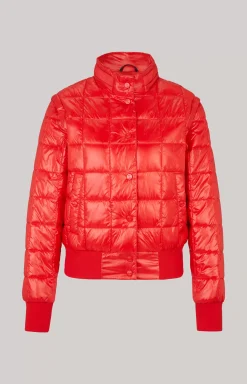 Quilted Jacket in Red