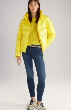 Quilted Jacket in Yellow