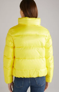 Quilted Jacket in Yellow