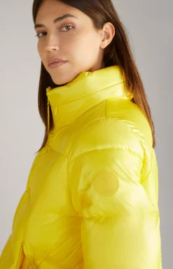 Quilted Jacket in Yellow