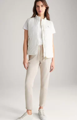 Quilted Waistcoat in Off-white