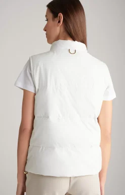 Quilted Waistcoat in Off-white