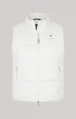 Quilted Waistcoat in Off-white