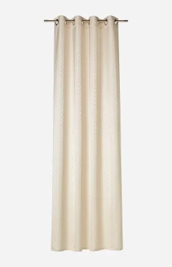 Ready-made all-over curtain, grey/beige