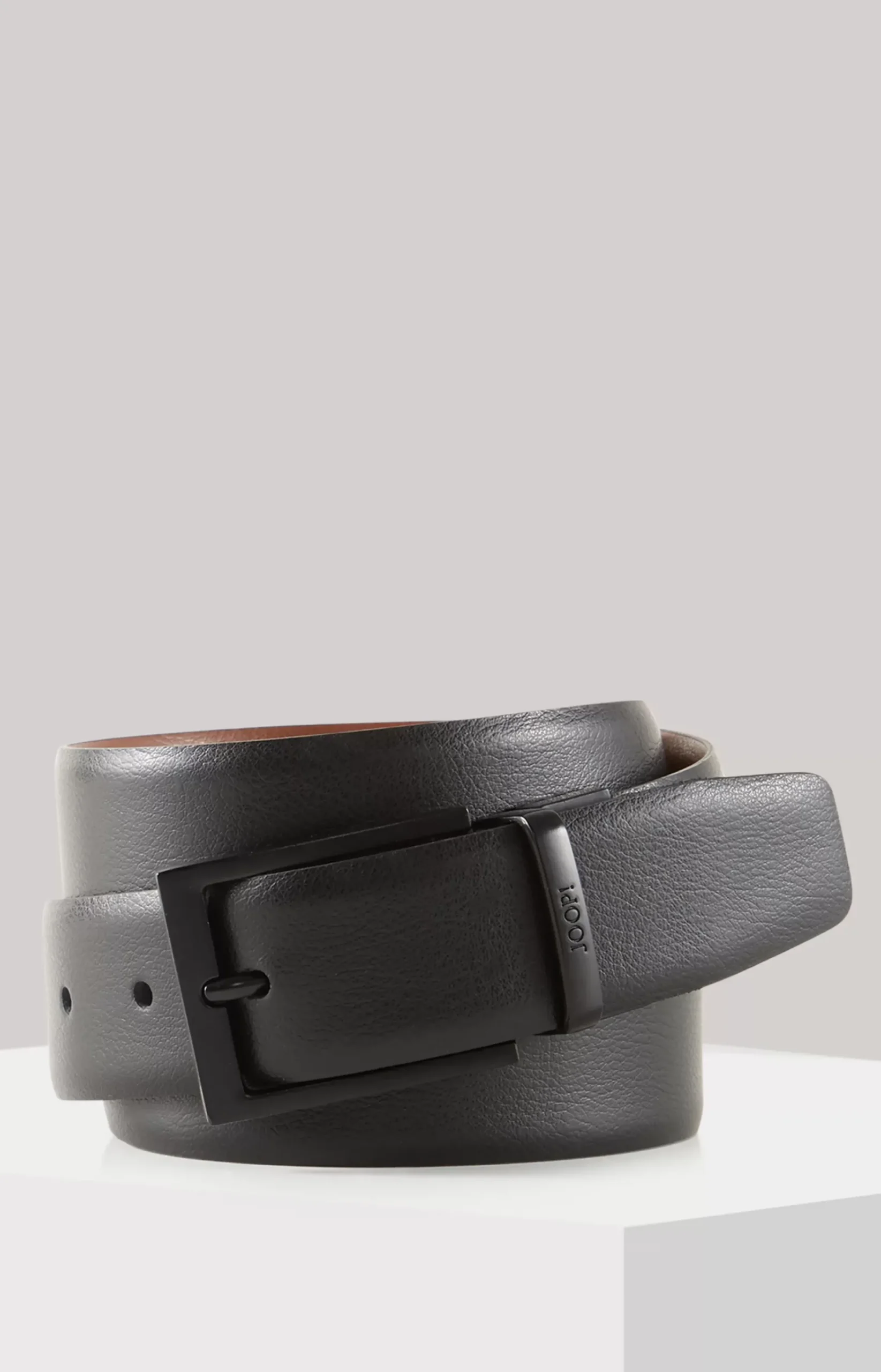 Reversible Belt in Black/Light Brown