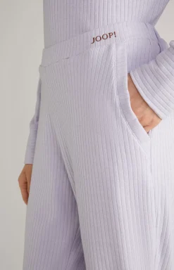Ribbed Loungewear Joggers in Lavender
