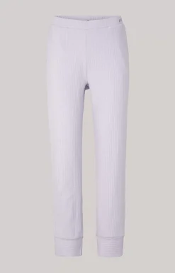 Ribbed Loungewear Joggers in Lavender