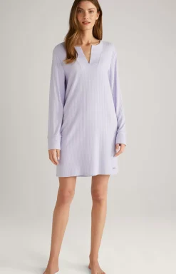 Ribbed Loungewear Shirt in Lavender