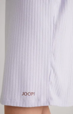 Ribbed Loungewear Shirt in Lavender