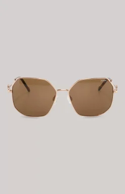Rosegold/brown sunglasses