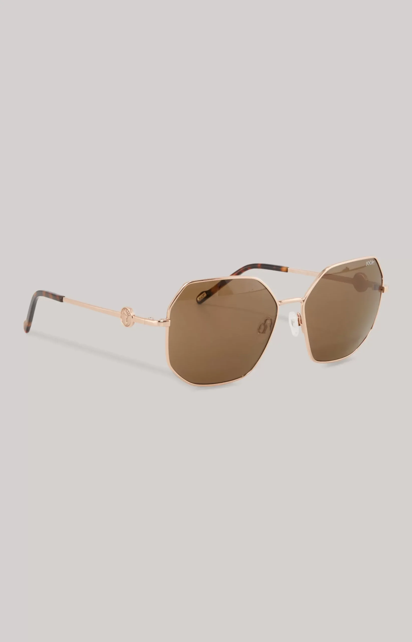 Rosegold/brown sunglasses