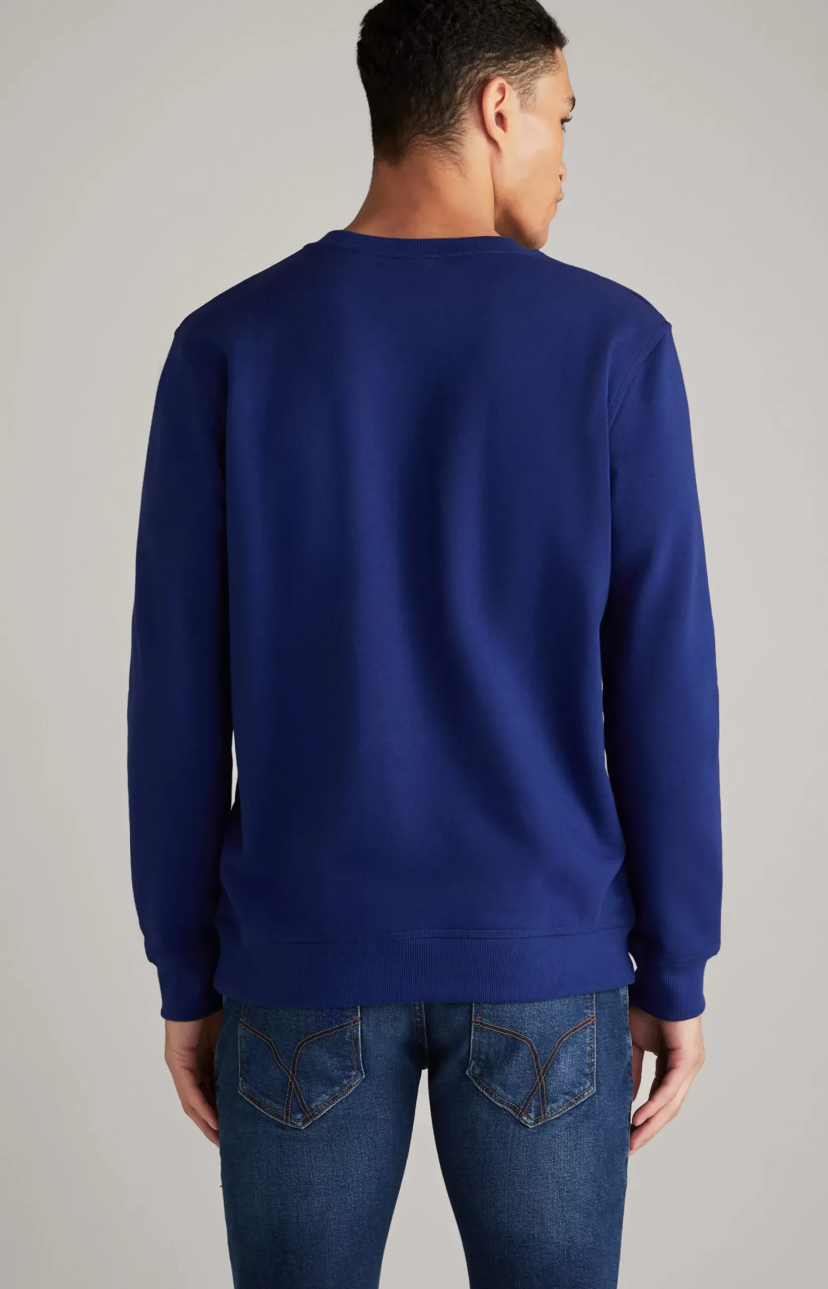 Salazar Cotton Sweatshirt in Royal Blue