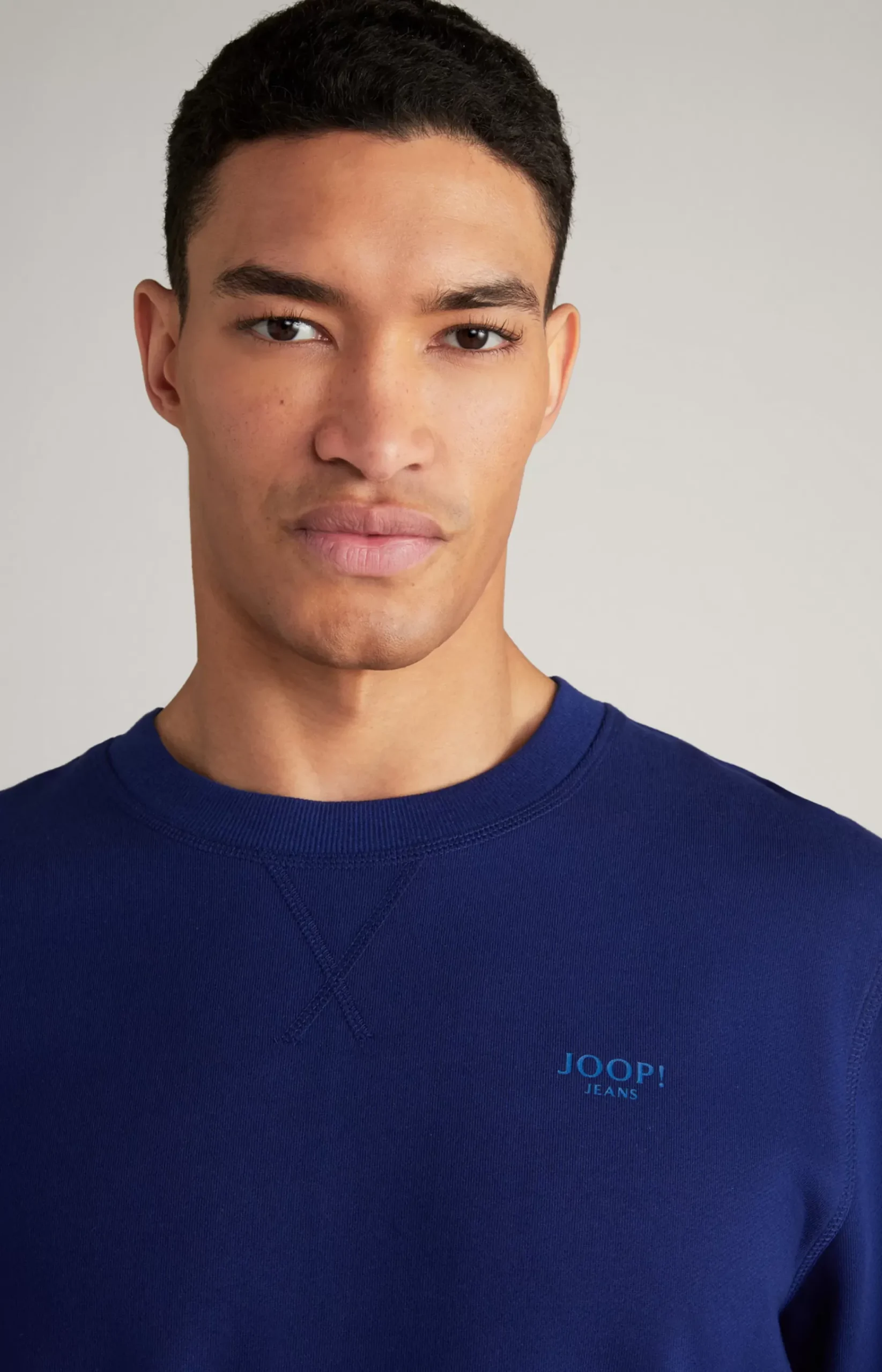 Salazar Cotton Sweatshirt in Royal Blue