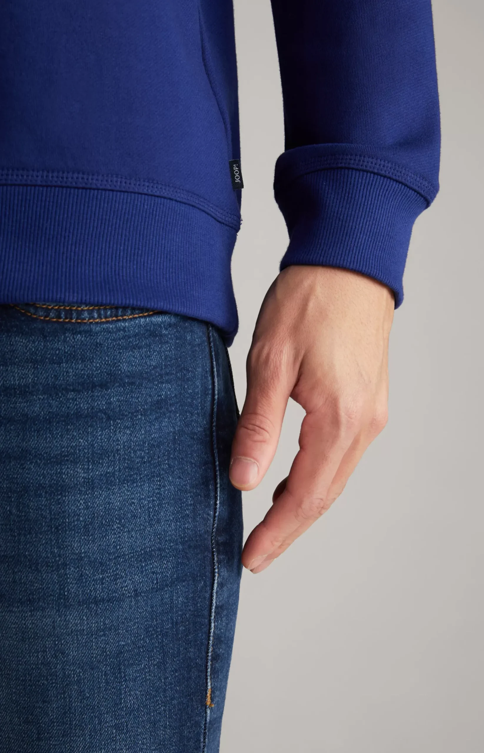Salazar Cotton Sweatshirt in Royal Blue