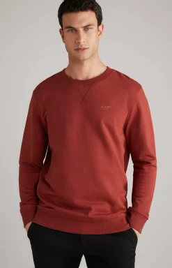 Salazar Cotton Sweatshirt in Rust