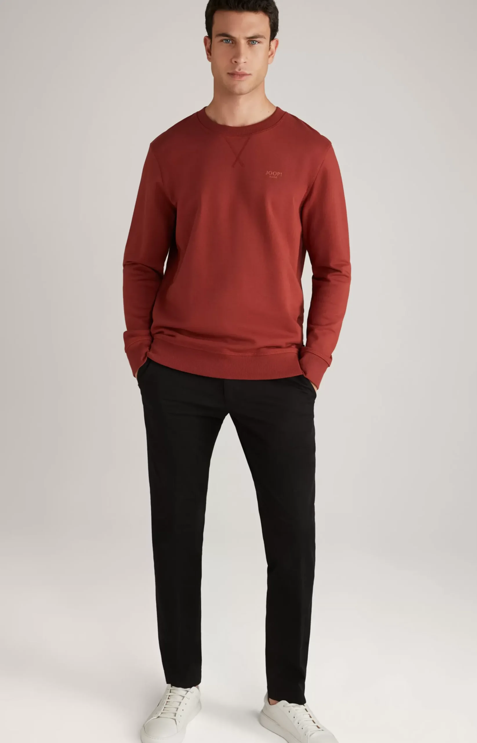 Salazar Cotton Sweatshirt in Rust