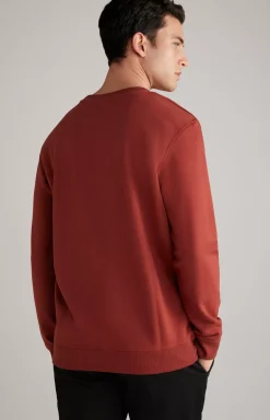 Salazar Cotton Sweatshirt in Rust