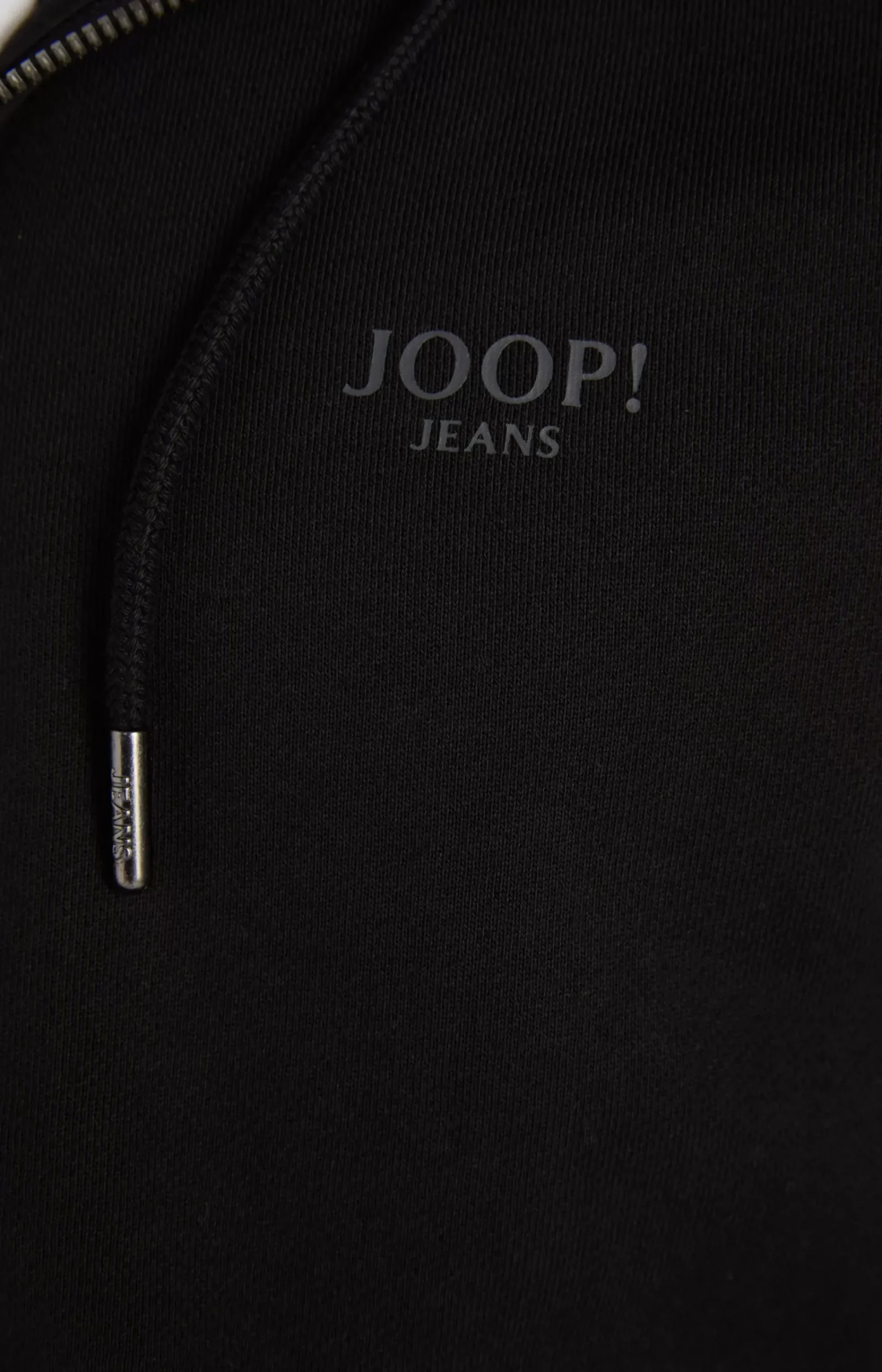 Salvatore Hoodie Sweatshirt Jacket in Black