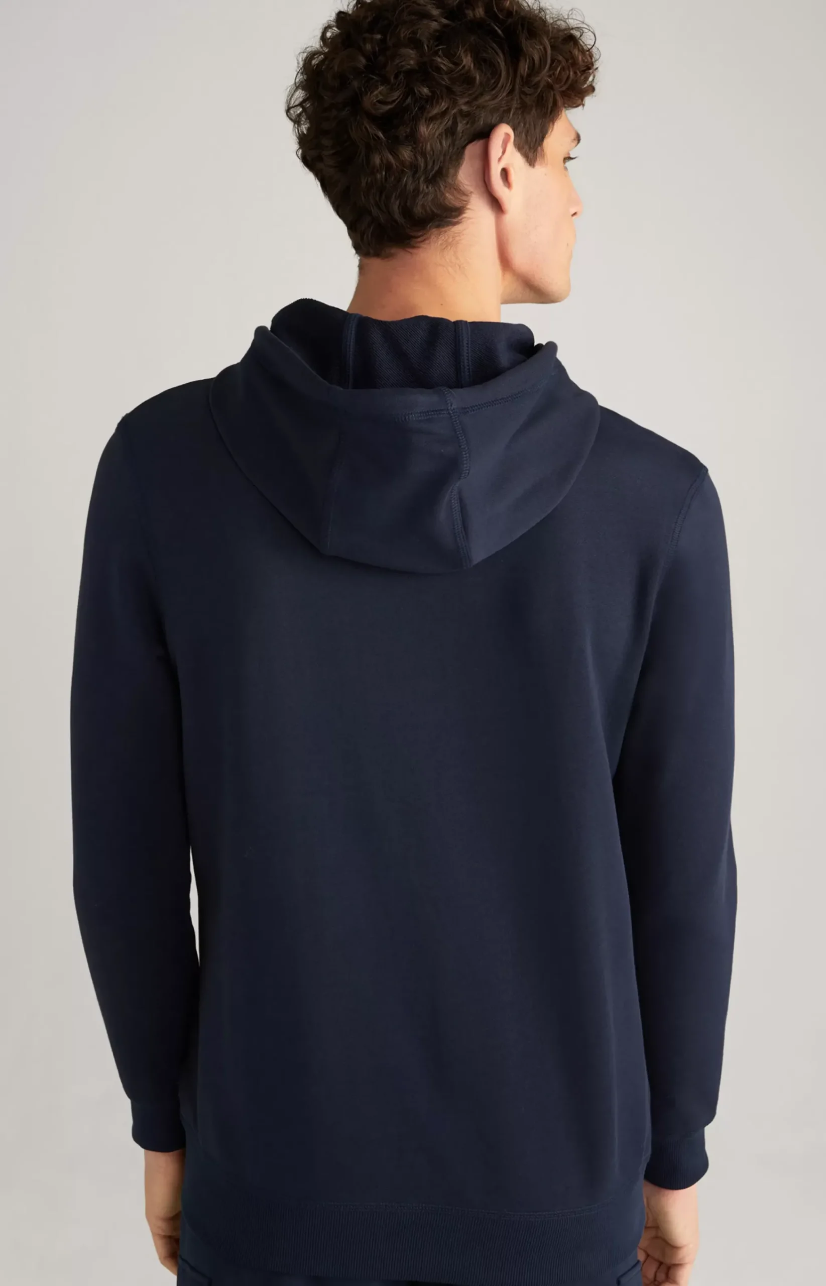 Samuel Cotton Hoodie in Dark Blue