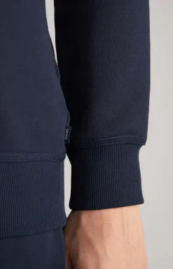 Samuel Cotton Hoodie in Dark Blue