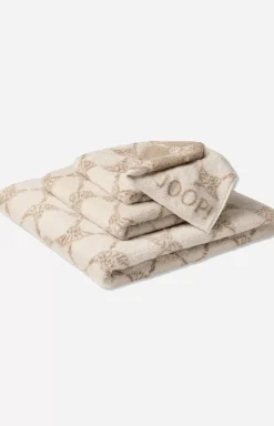 Sand/Ecru Cornflower Terrycloth Series in Cream