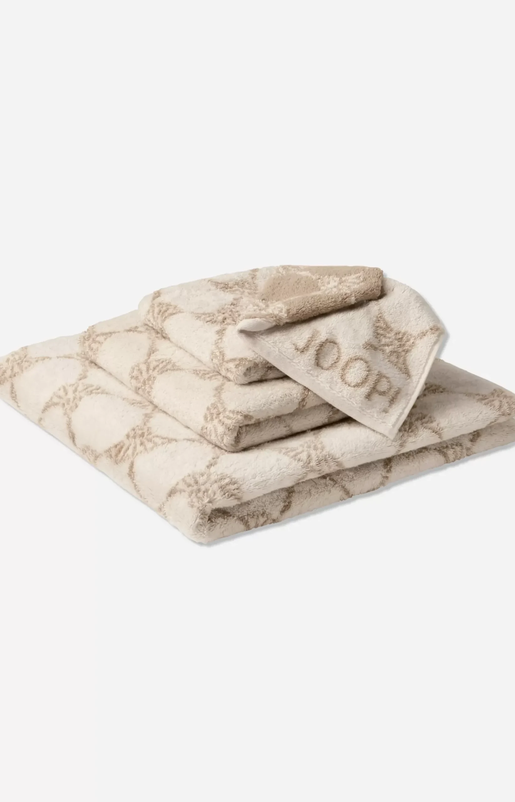 Sand/Ecru Cornflower Terrycloth Series in Cream
