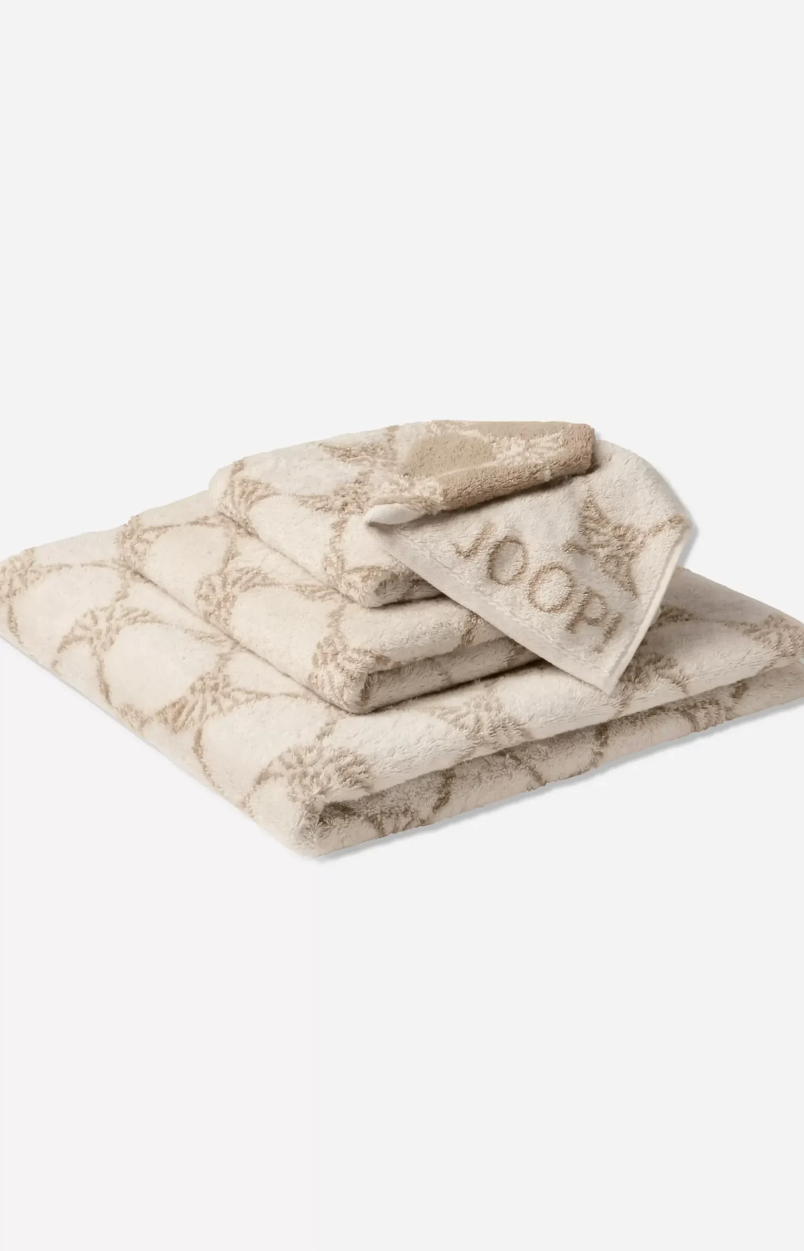 Sand/Ecru Cornflower Terrycloth Series in Cream