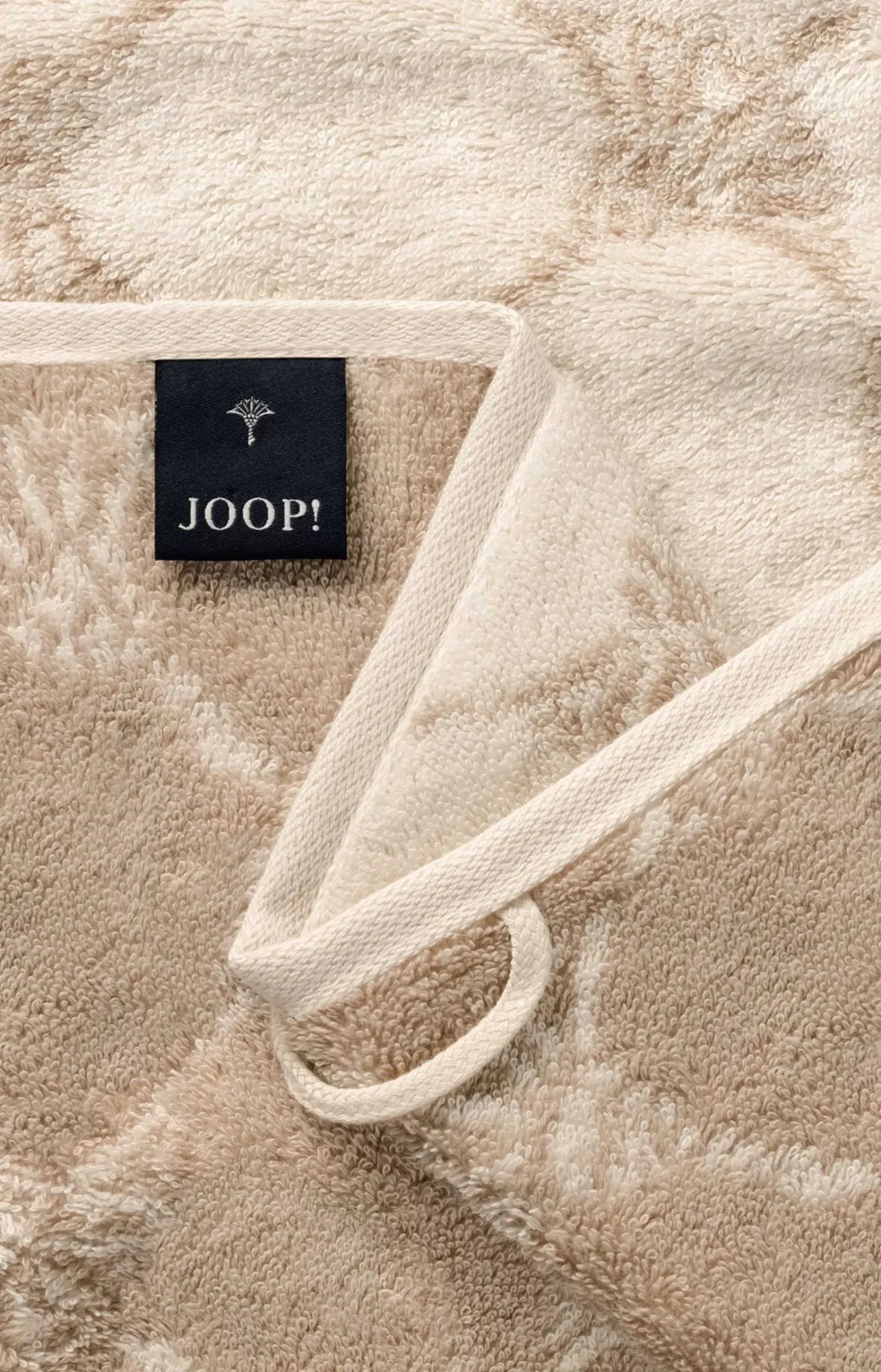 Sand/Ecru Cornflower Terrycloth Series in Cream