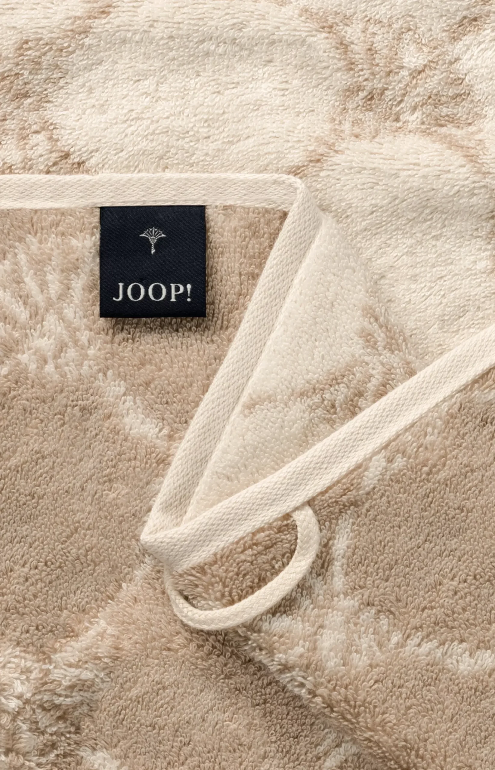 Sand/Ecru Cornflower Terrycloth Series in Cream