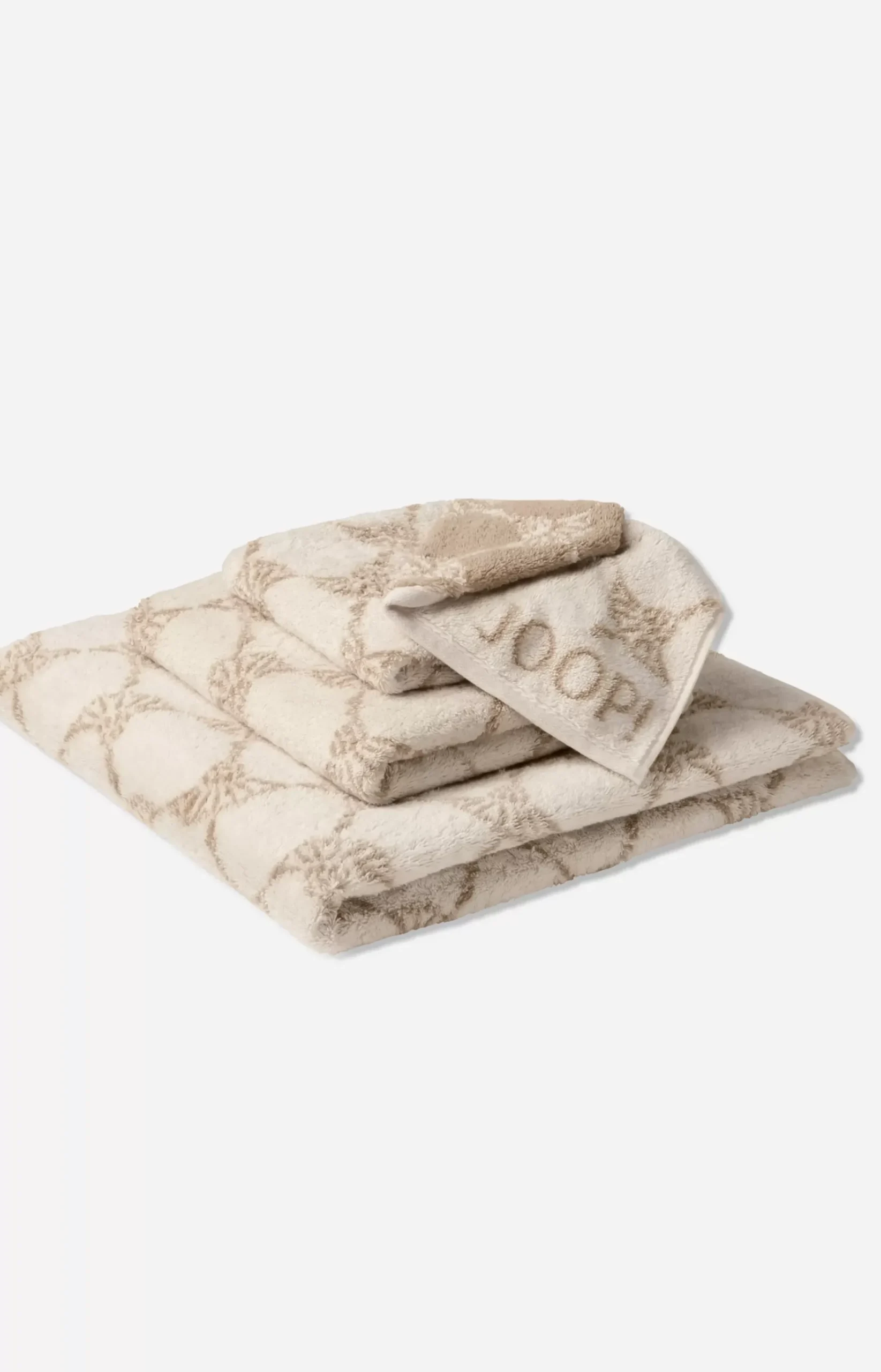 Sand/Ecru Cornflower Terrycloth Series in Cream
