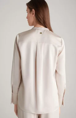 Satin Blouse in Delicate Pink