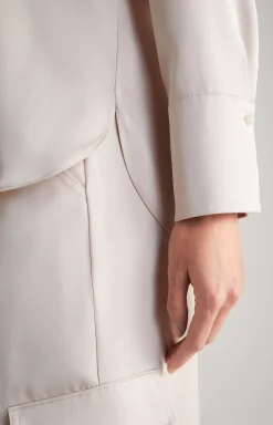 Satin Blouse in Delicate Pink