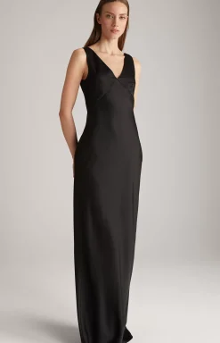 Satin Dress in Black
