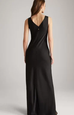 Satin Dress in Black