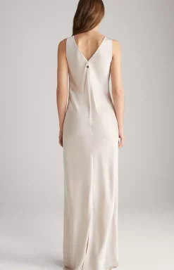 Satin Dress in Champagne