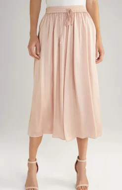 Satin Skirt in Rose
